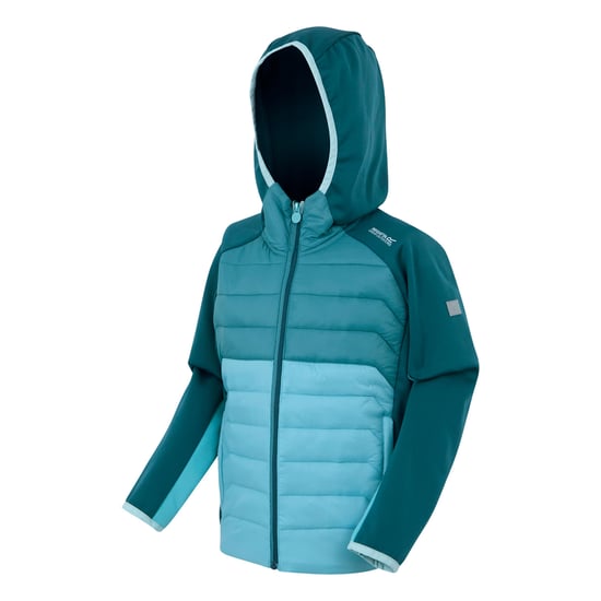 Regatta - "Kielder IX" Hybridjacke für Kinder (Leuchtend Blau/Blaugrau/Marineblau) - Image 3
