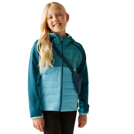 Regatta - "Kielder IX" Hybridjacke für Kinder (Leuchtend Blau/Blaugrau/Marineblau) - Image 4