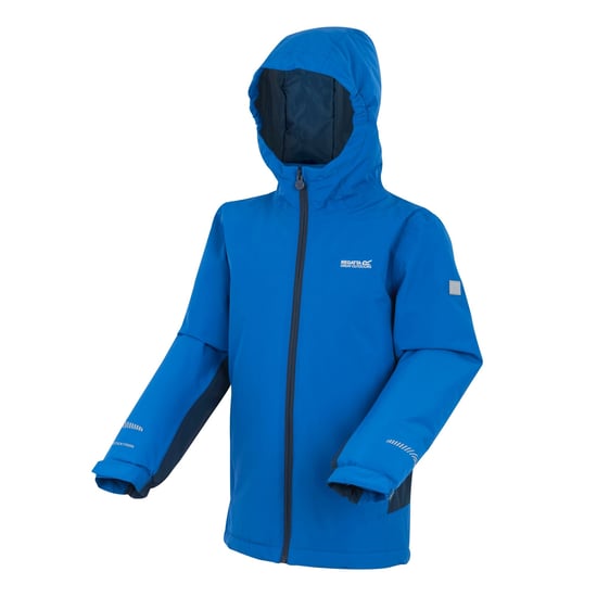 Regatta - "Hurdle" Jacke, wasserfest für Kinder, Isoliert (Schnorchel-Blau/Dunkel-Jeansblau) - Image 3