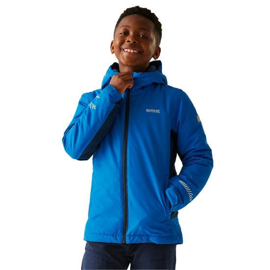 Regatta - "Hurdle" Jacke, wasserfest für Kinder, Isoliert (Schnorchel-Blau/Dunkel-Jeansblau) - Image 4