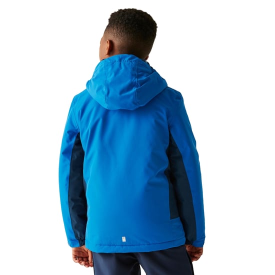 Regatta - "Hurdle" Jacke, wasserfest für Kinder, Isoliert (Schnorchel-Blau/Dunkel-Jeansblau) - Image 5