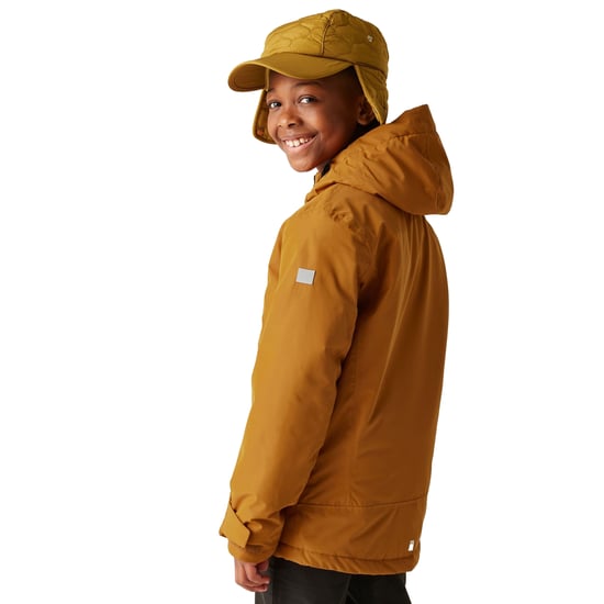 Regatta - "Frelton" Jacke, wasserfest für Kinder (Kürbis geschmack/Schwarz) - Image 5