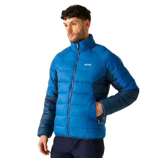Regatta - "Dalent" Steppjacke für Herren (Schnorchel-Blau/Dunkel-Jeansblau) - Image 4