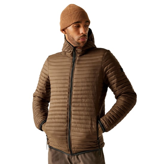 Regatta - "Rigain" Steppjacke für Herren (Nussbraun/Schwarz) - Image 4