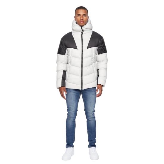 Duck and Cover - "Raymax" Steppjacke für Herren (Grau/Rosa/Schwarz) - Image 3