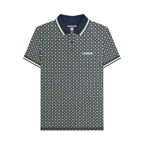 Lambretta - Poloshirt für Herren (Marine/Basilikum) - Image 1