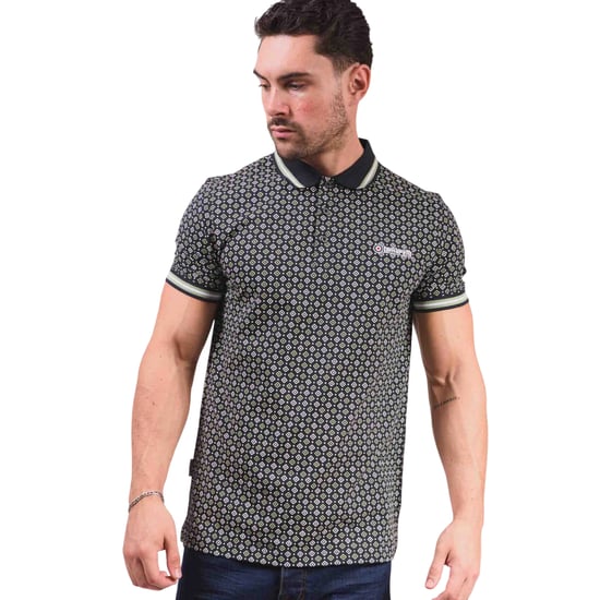 Lambretta - Poloshirt für Herren (Marine/Basilikum) - Image 3