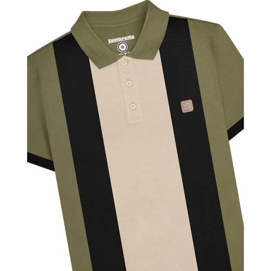 Lambretta - Poloshirt für Herren, Vintage (Khakigrün) - Image 3