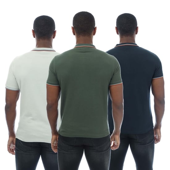 Duck and Cover - "Melports" Poloshirt für Herren (Grün/Hellgrün/Blau) - Image 2