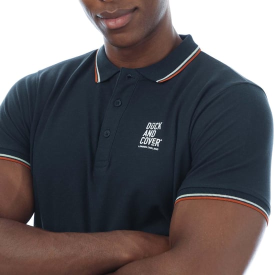 Duck and Cover - "Melports" Poloshirt für Herren (Grün/Hellgrün/Blau) - Image 5