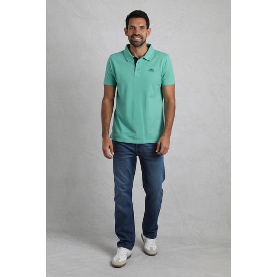 Weird Fish - "Miles" Poloshirt Baumwolle aus biologischem Anbau für Herren (Aquamarinblau) - Image 5