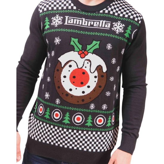 Lambretta - "AW25" Pullover für Herren, weihnachtliches Design (Marine) - Image 5