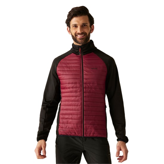 Regatta - "Clumber" Hybridjacke für Herren (Dunkles Weinrot/Schwarz) - Image 4