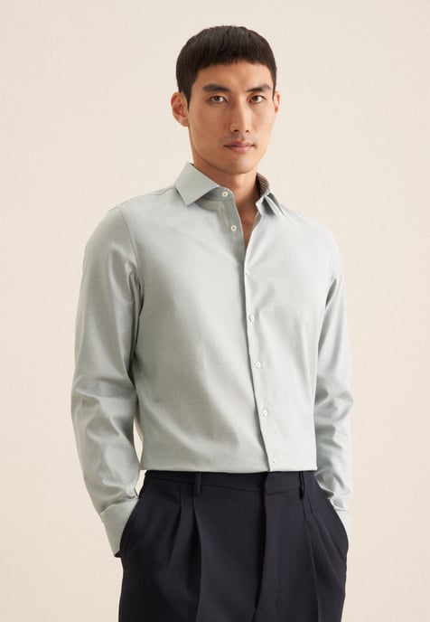 Business Hemd Herren Grün - Image 1