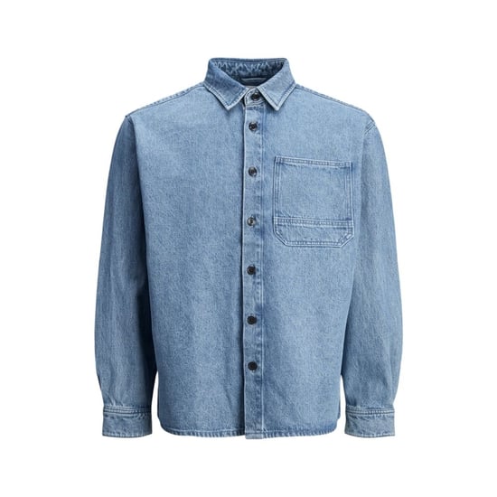 Denim-Hemd Langarm Klassische Passform - Image 2