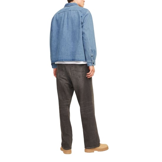 Denim-Hemd Langarm Klassische Passform - Image 3