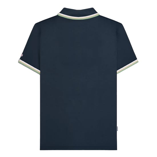 Lambretta - "SS25" Poloshirt für Herren (Marine/Weiß/Steinfarben/Basilikum) - Image 2