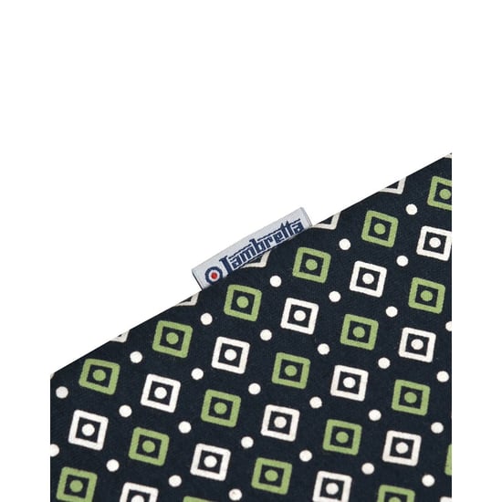 Lambretta Herren Geometrisches Big & Tall Poloshirt (Marinegrün/Basilikum) - Image 4