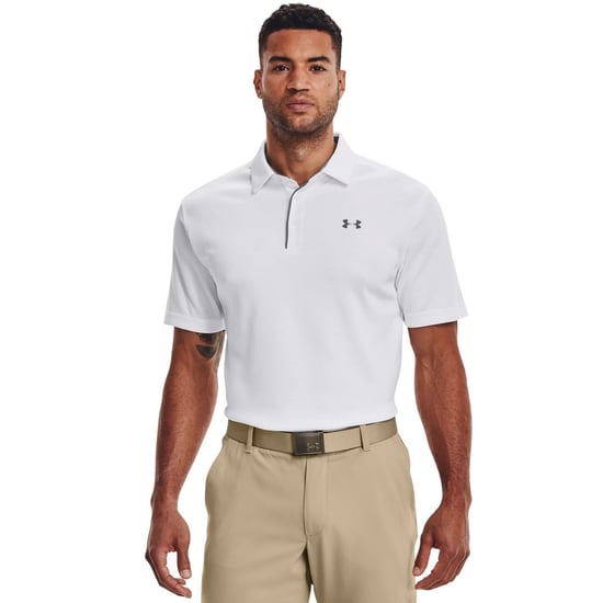 Under Armour - "Tech" Poloshirt für Herren (Weiß/Graphit) - Image 3