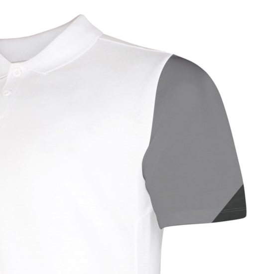 Umbro - "Total" Poloshirt für Herren - Training (Weiß/Titanium-Grau/Schwarz) - Image 2