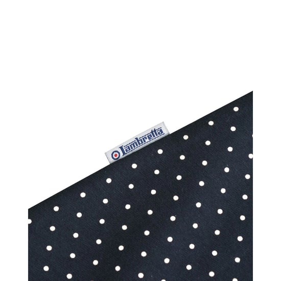 Lambretta Herren Polka Dot Big & Tall Polohemd (Navy) - Image 4
