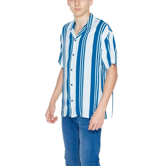 Gestreiftes Viskose Kurzarmhemd - Image 3