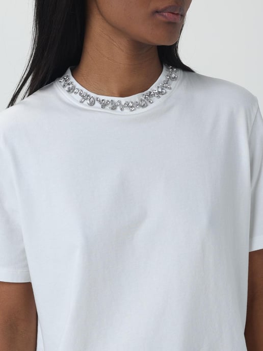Kristallverzierte Hals-T-Shirt - Image 5