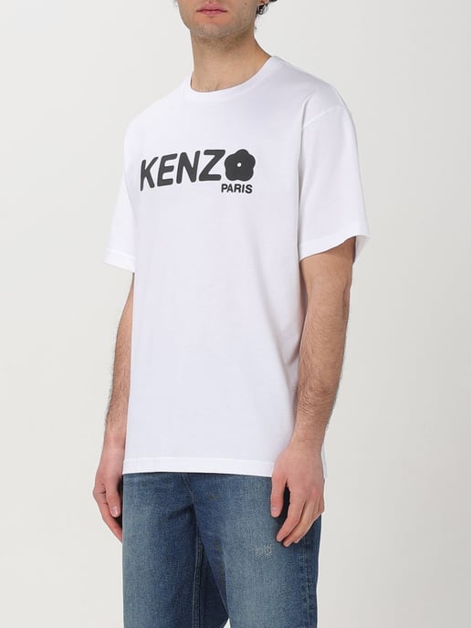 Kenzo Paris Flower Logo T-Shirt - Image 3