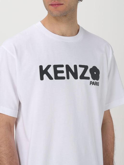 Kenzo Paris Flower Logo T-Shirt - Image 4