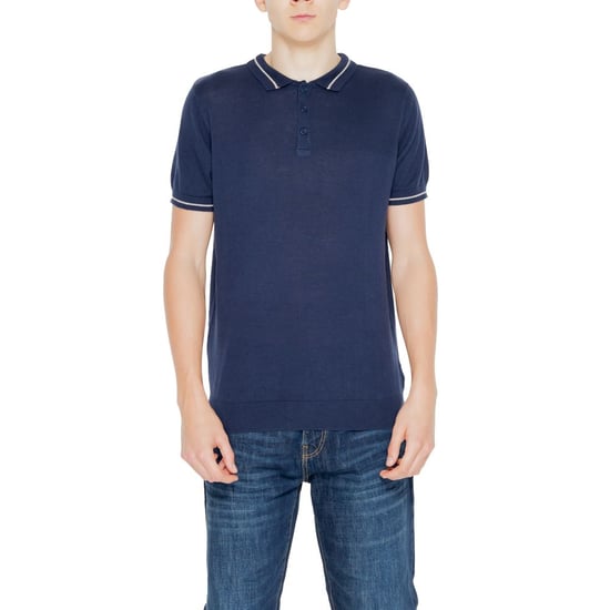 Strick-Poloshirt mit kurzen Ärmeln - Image 1