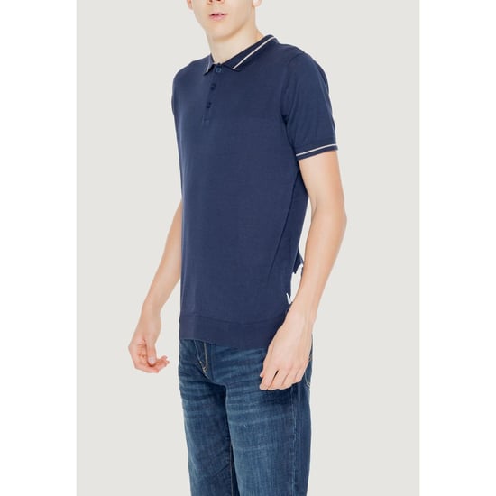 Strick-Poloshirt mit kurzen Ärmeln - Image 3