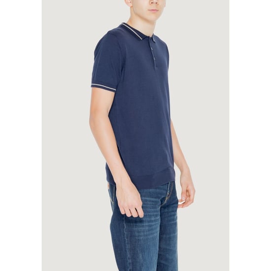 Strick-Poloshirt mit kurzen Ärmeln - Image 4