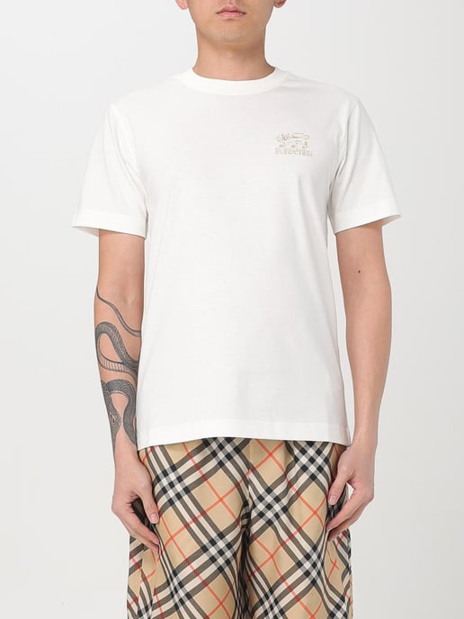 Baumwoll-T-Shirt mit Brustlogo - Image 1