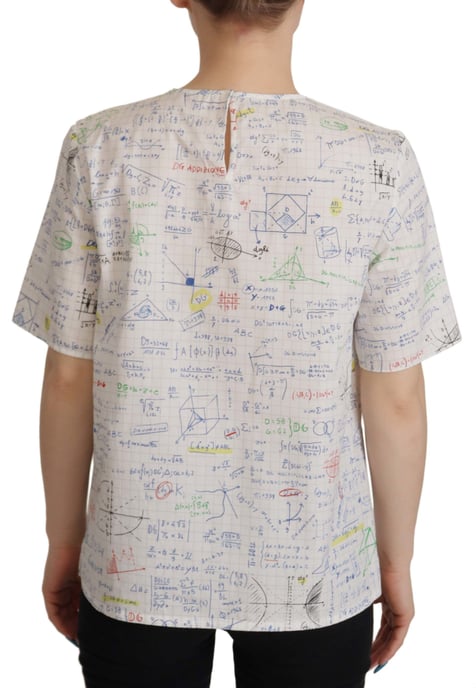 Dolce Gabbana Math Print T-Shirt - Image 2