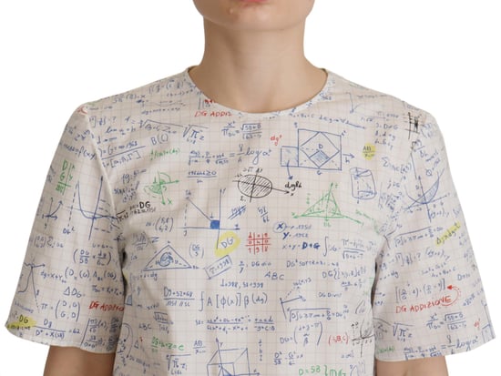 Dolce Gabbana Math Print T-Shirt - Image 3
