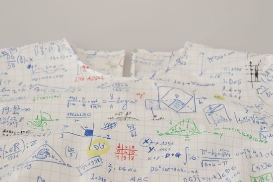 Dolce Gabbana Math Print T-Shirt - Image 5