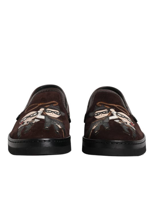 Portofino Slip-On Sneakers Braunes Wildleder - Image 2