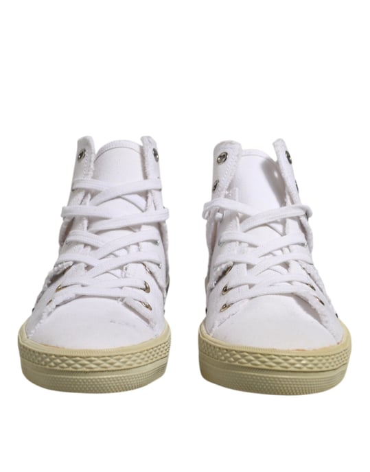 Canvas Hightop Graffiti Sneakers - Image 2