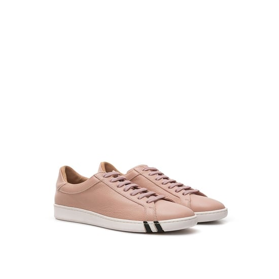 Janelle Leder Sneaker Blush - Image 4