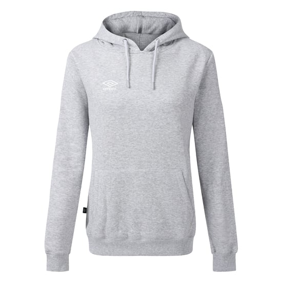 Umbro - "Club Leisure" Kapuzenpullover für Damen (Dunkelgrau Marl/Weiß) - Image 1