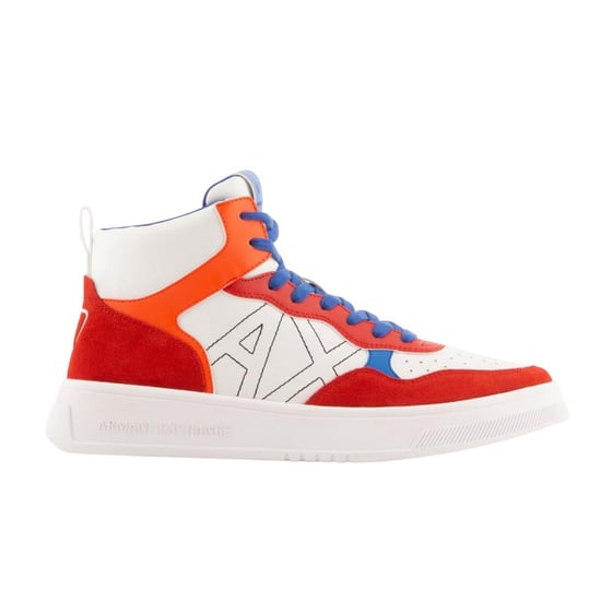 Armani Exchange - Sneaker für Herren (Weiß/Rot/Orange) - Image 1