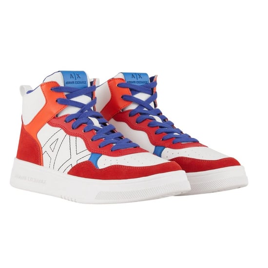 Armani Exchange - Sneaker für Herren (Weiß/Rot/Orange) - Image 2