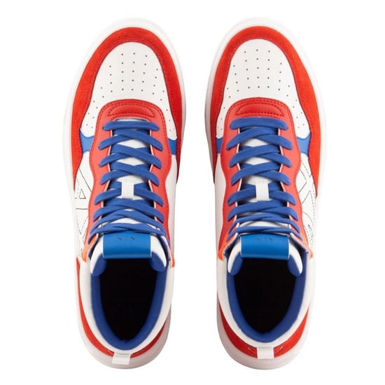 Armani Exchange - Sneaker für Herren (Weiß/Rot/Orange) - Image 3