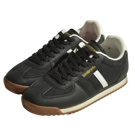 Lambretta Herren Diego Sneakers (Schwarz/Weiß) - Image 1