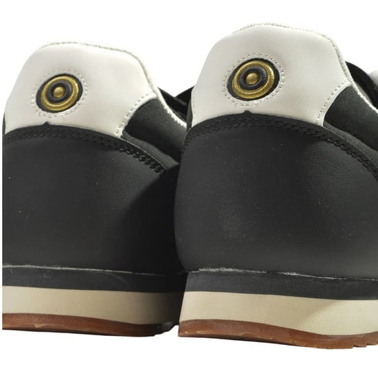 Lambretta Herren Diego Sneakers (Schwarz/Weiß) - Image 2