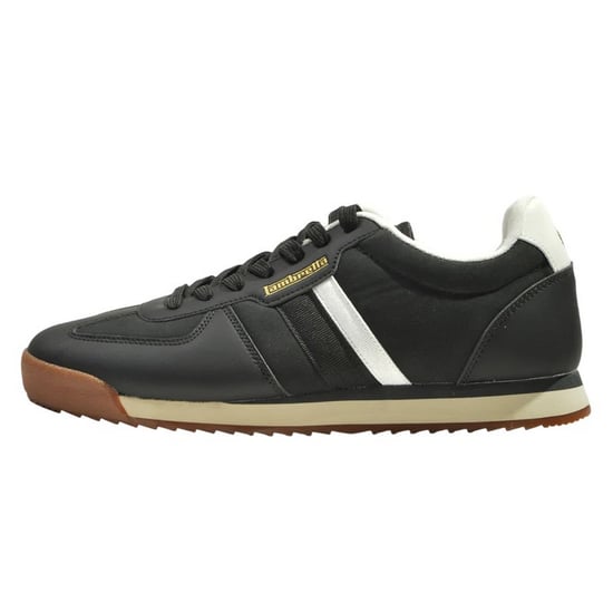 Lambretta Herren Diego Sneakers (Schwarz/Weiß) - Image 3