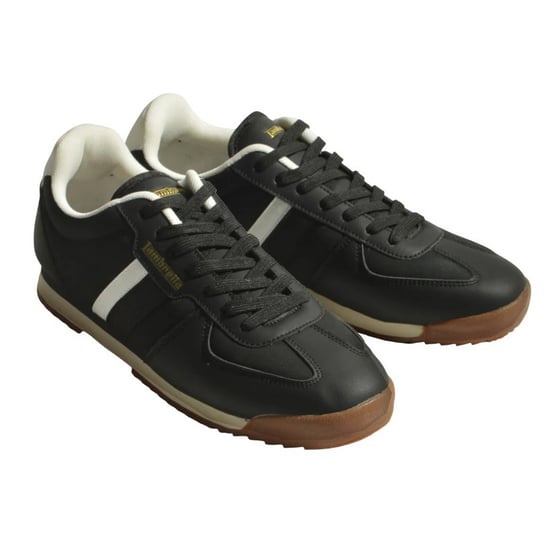 Lambretta Herren Diego Sneakers (Schwarz/Weiß) - Image 4