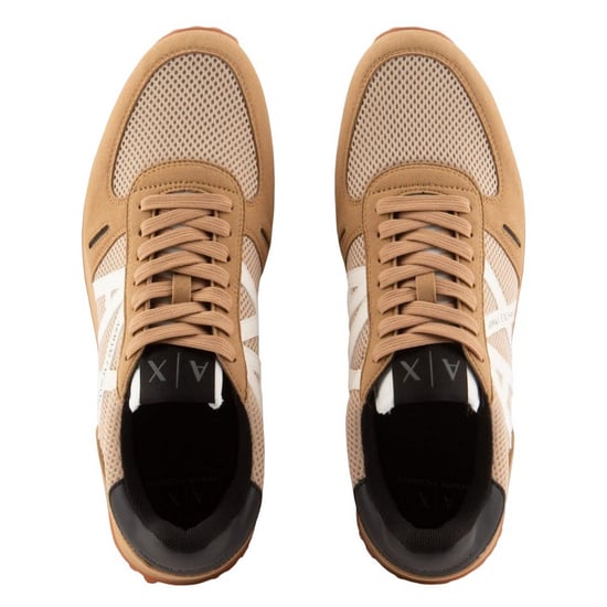 Armani Exchange - Sneaker für Herren (Beige/Weiß/Schwarz) - Image 4