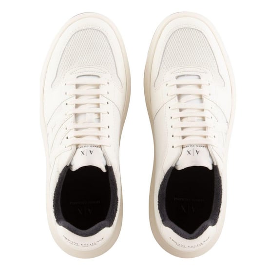 Armani Exchange - Sneaker für Herren, Wildleder (Naturweiß/Schwarz) - Image 4