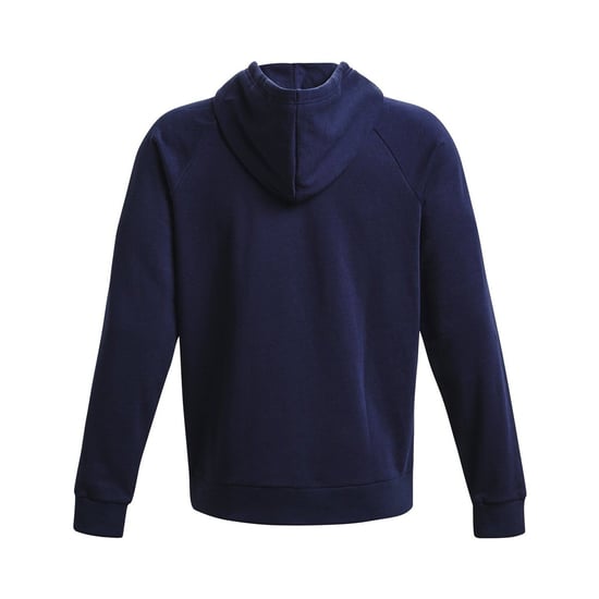 Under Armour - "Rival" Kapuzenpullover für Herren/Damen Unisex (Mitternachtsblau/Weiß) - Image 2